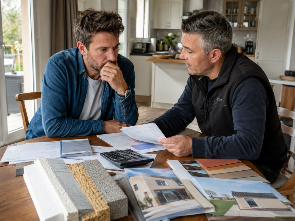 Conseil client pour un projet de ravalement de façade