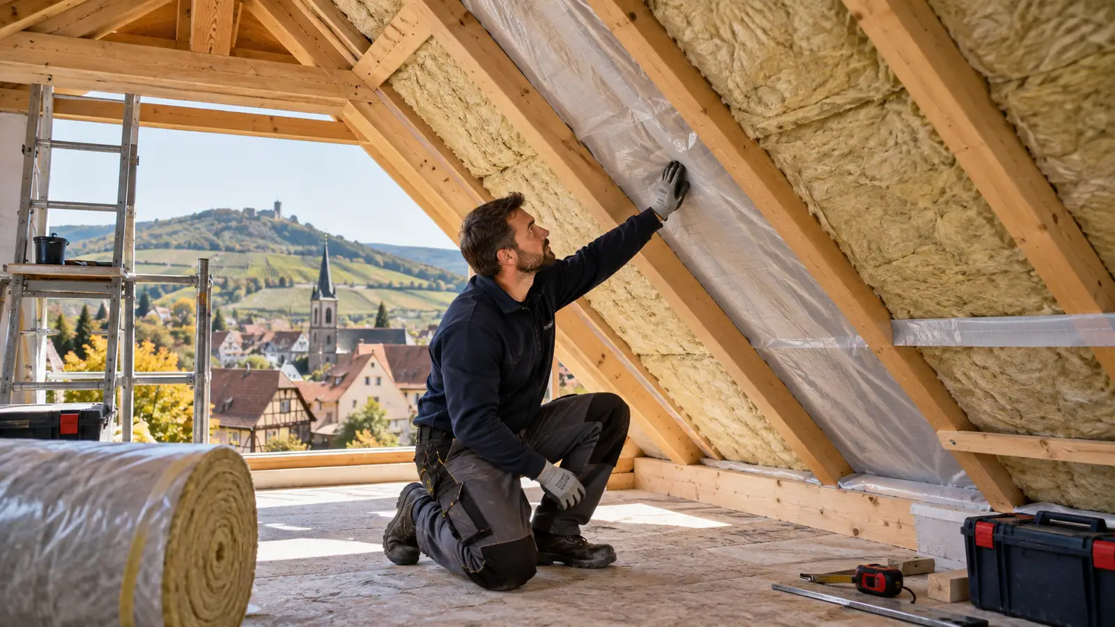 comment isoler un toit – isolation de toiture en Alsace comment isoler un toit dans des combles aménagés en Alsace