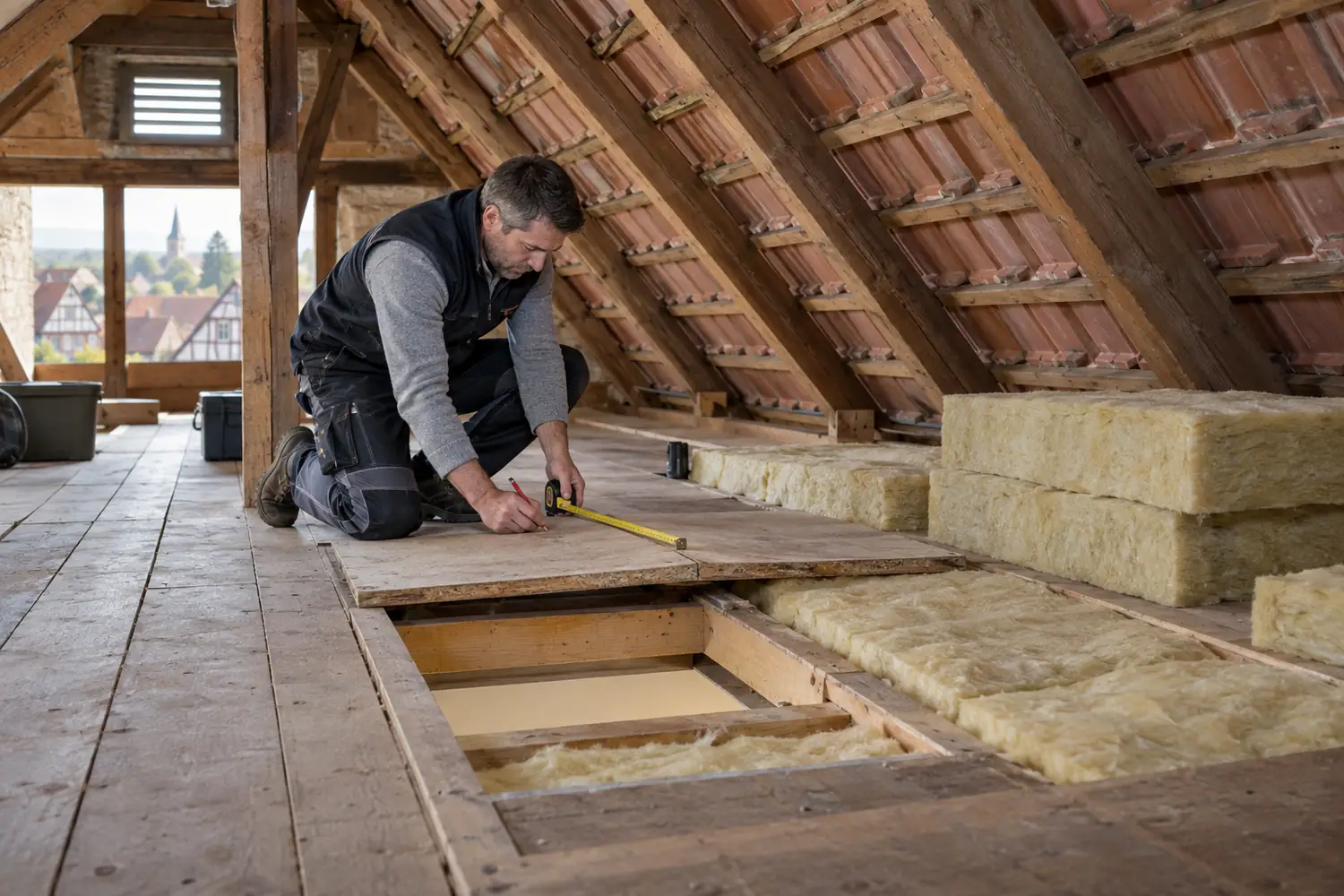 comment isoler un toit – contrôle du plancher de combles perdus comment isoler un toit : contrôle du plancher de combles perdus en Alsace