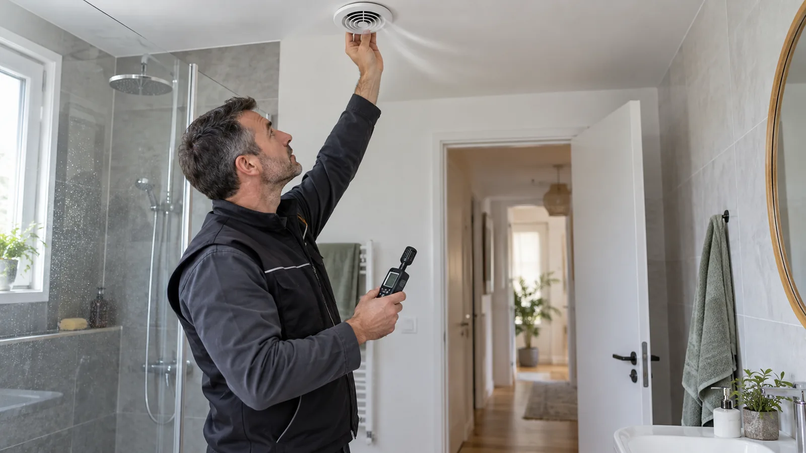 quelle vmc choisir en rénovation – diagnostic d’une salle de bains quelle vmc choisir en rénovation après diagnostic de l’humidité dans une salle de bains